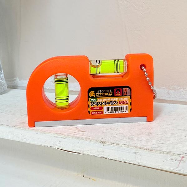 OTOKO미니 강력 자석 수평자 M85(색상랜덤)1p