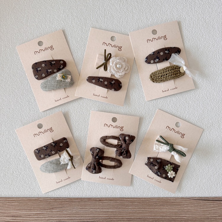 ABM브라운코지 헤어핀 2종 디자인랜덤