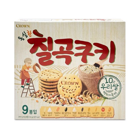 ★크라운 옹실한 칠곡쿠키 216g