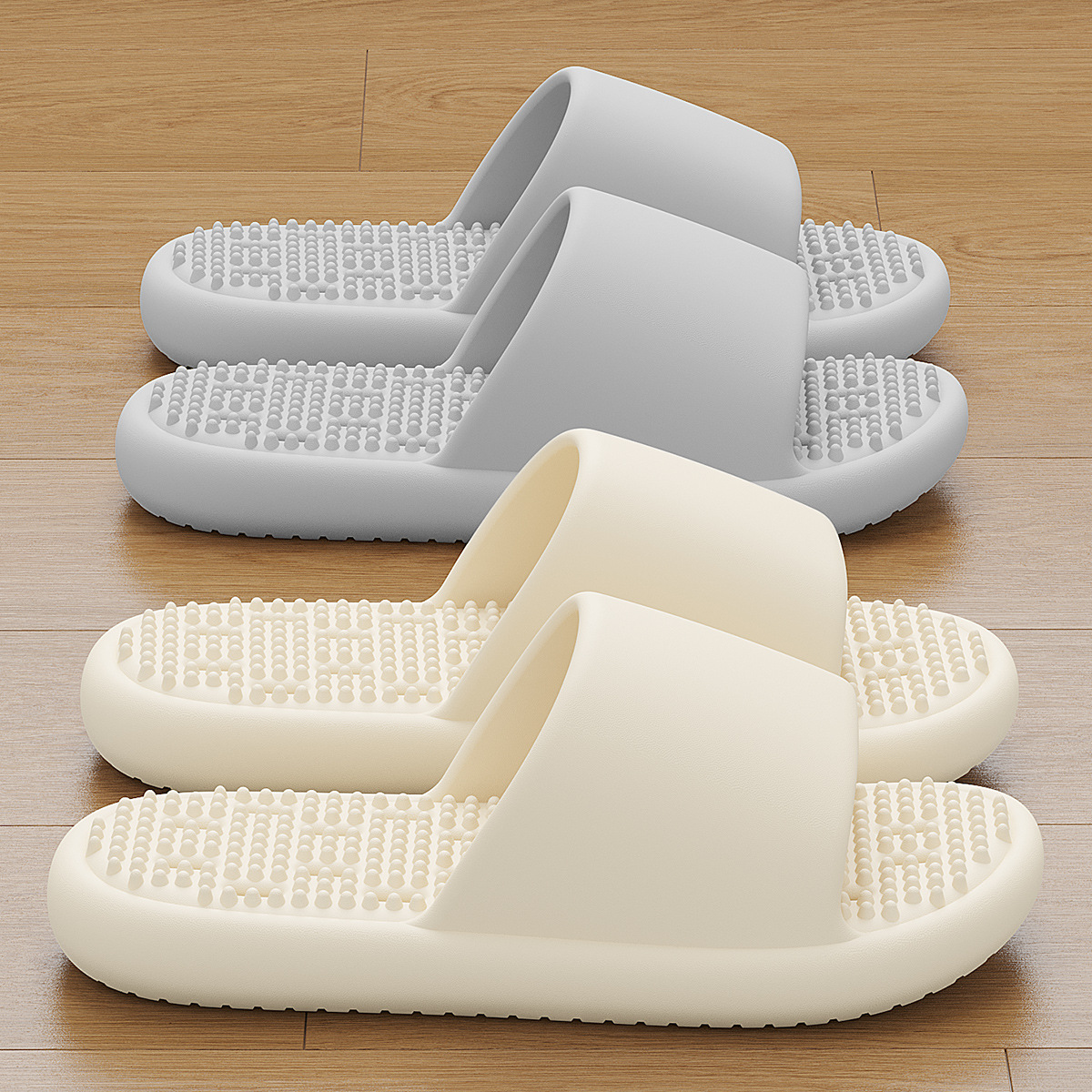 ABM물빠짐 지압 슬리퍼 여성 색상랜덤