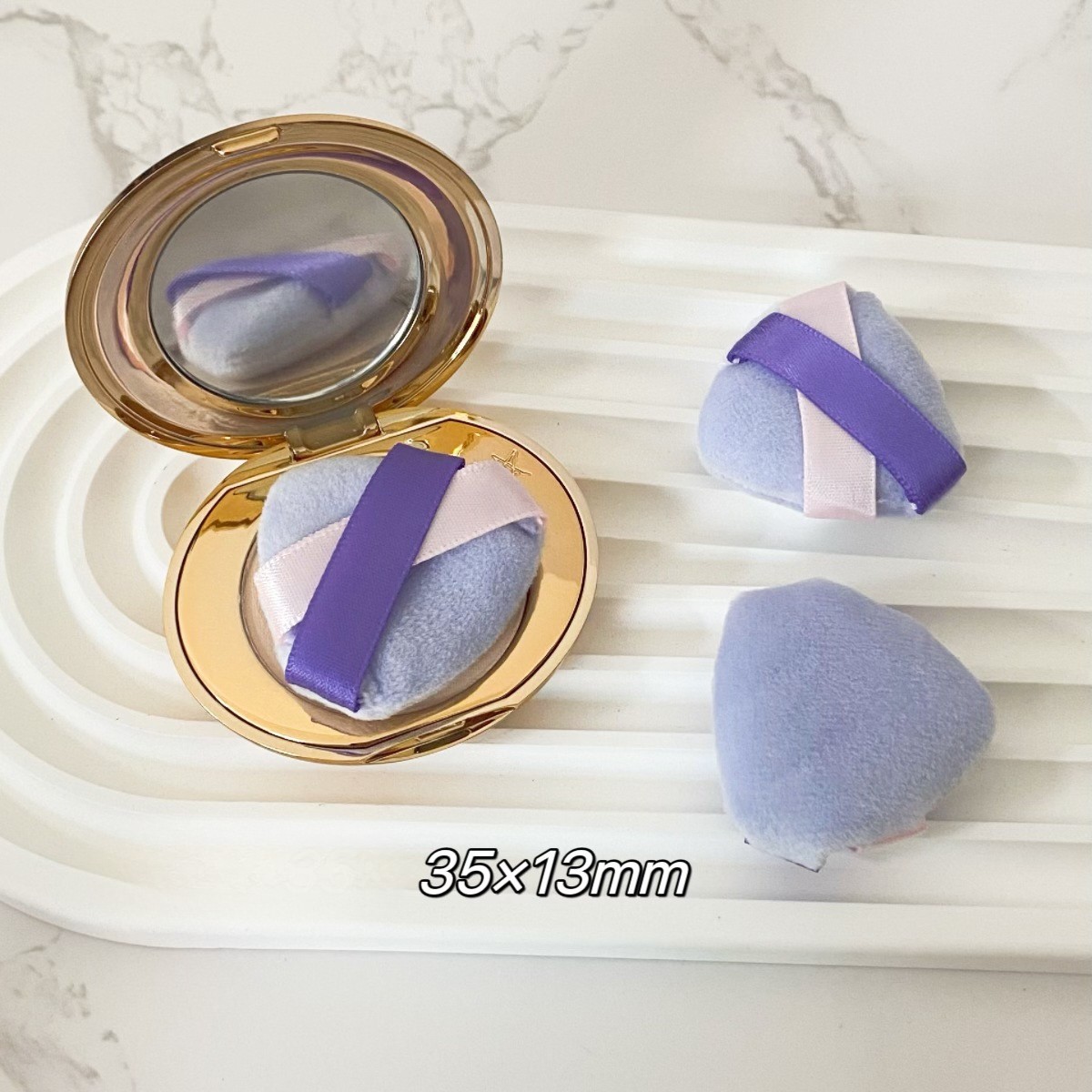 ABM라일락 미니 파우더퍼프 4개입