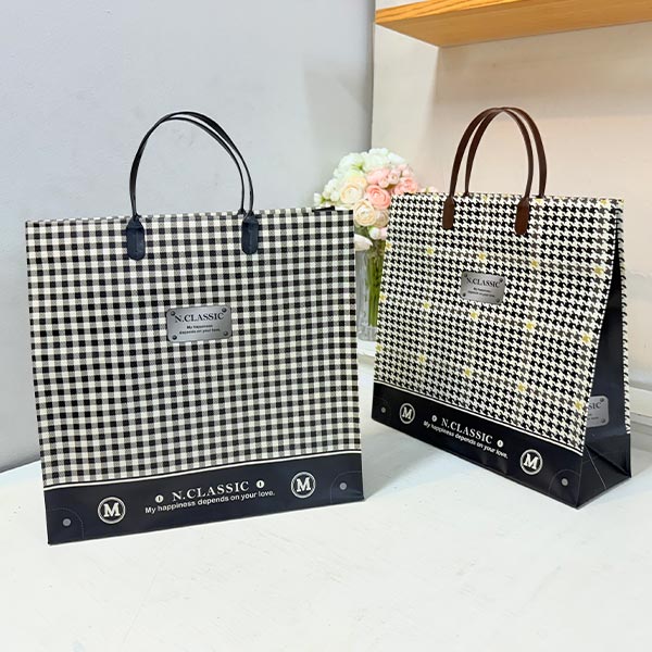 클래식 PP쇼핑백 MS-012 (300x300x100mm) 디자인랜덤