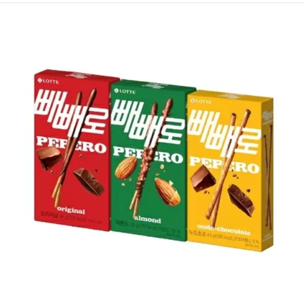 ★롯데 빼빼로 3개번들 123g