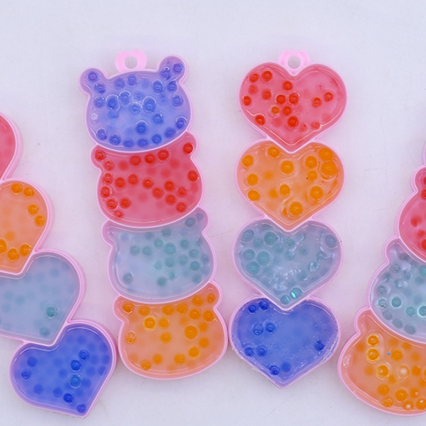 4색 곰돌이 여드름짜기 말랑이 6x17.5cm