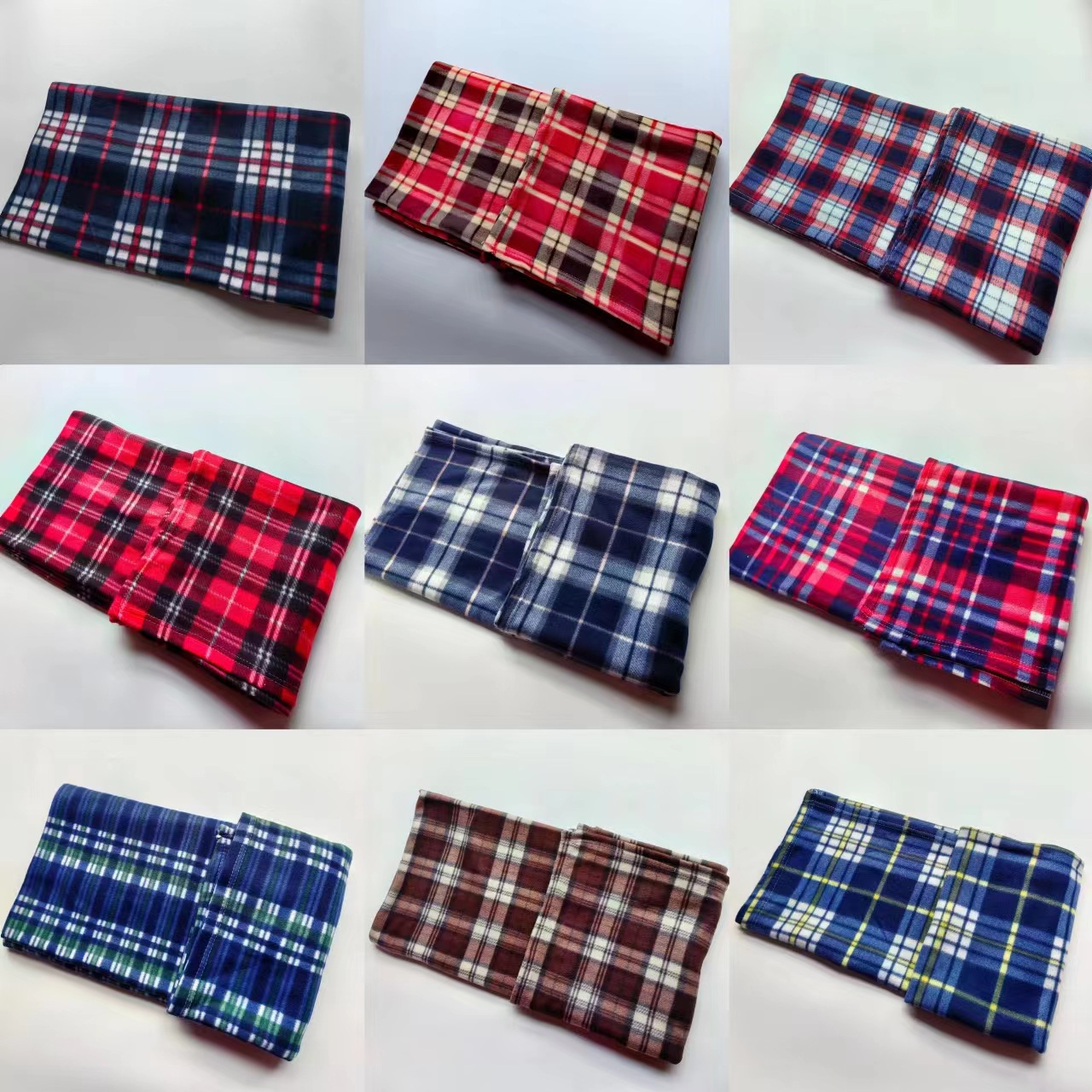 ABM체크담요150x200 색상랜덤