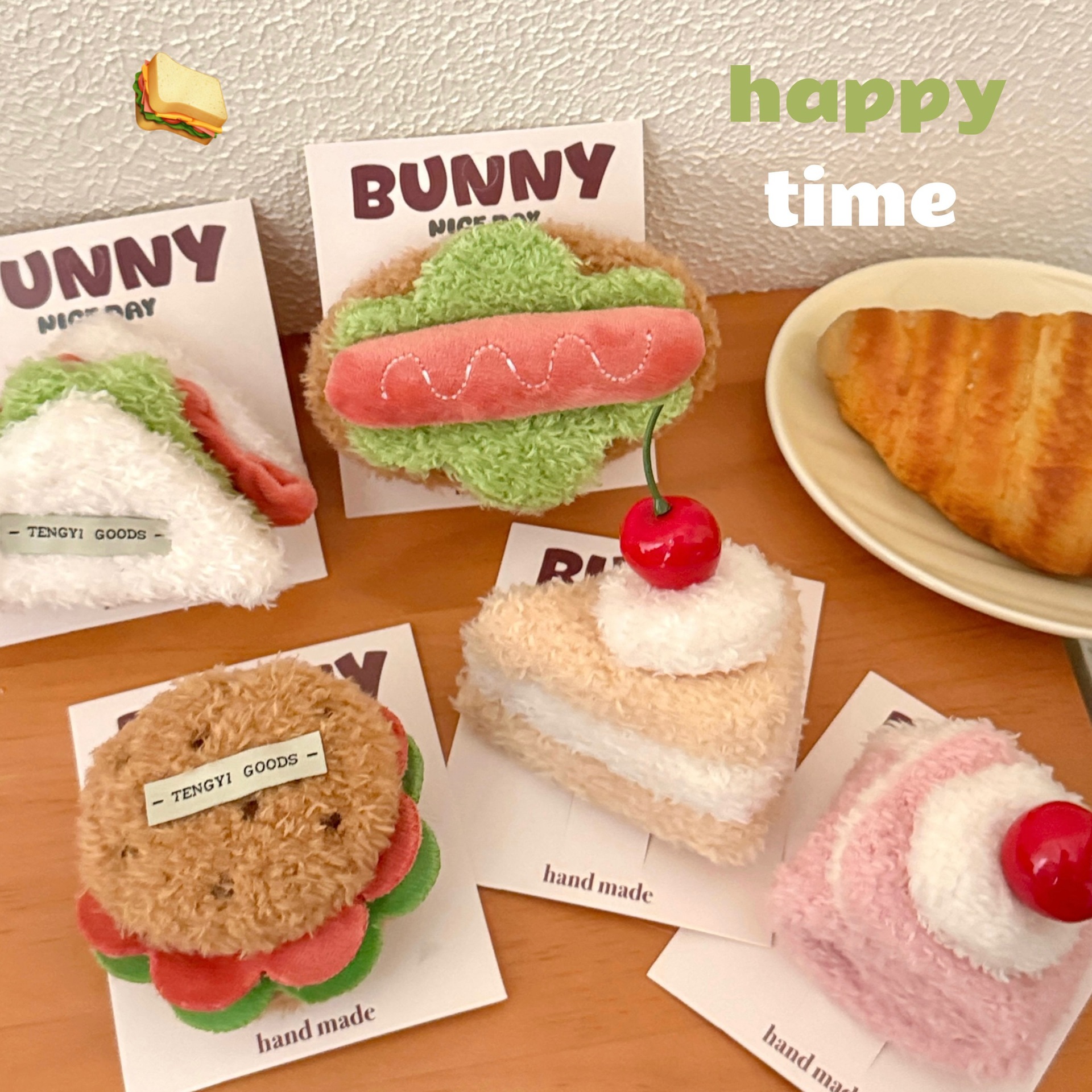 ABM귀여운푸드모양헤어핀 디자인랜덤