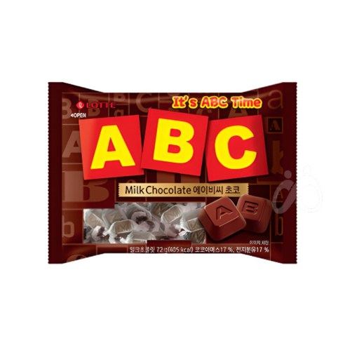 ★롯데 ABC 초코 72g