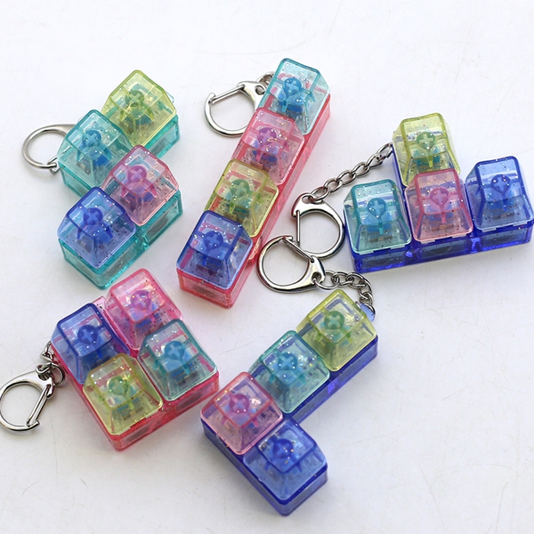 LED 딸깍이 키링 디자인랜덤