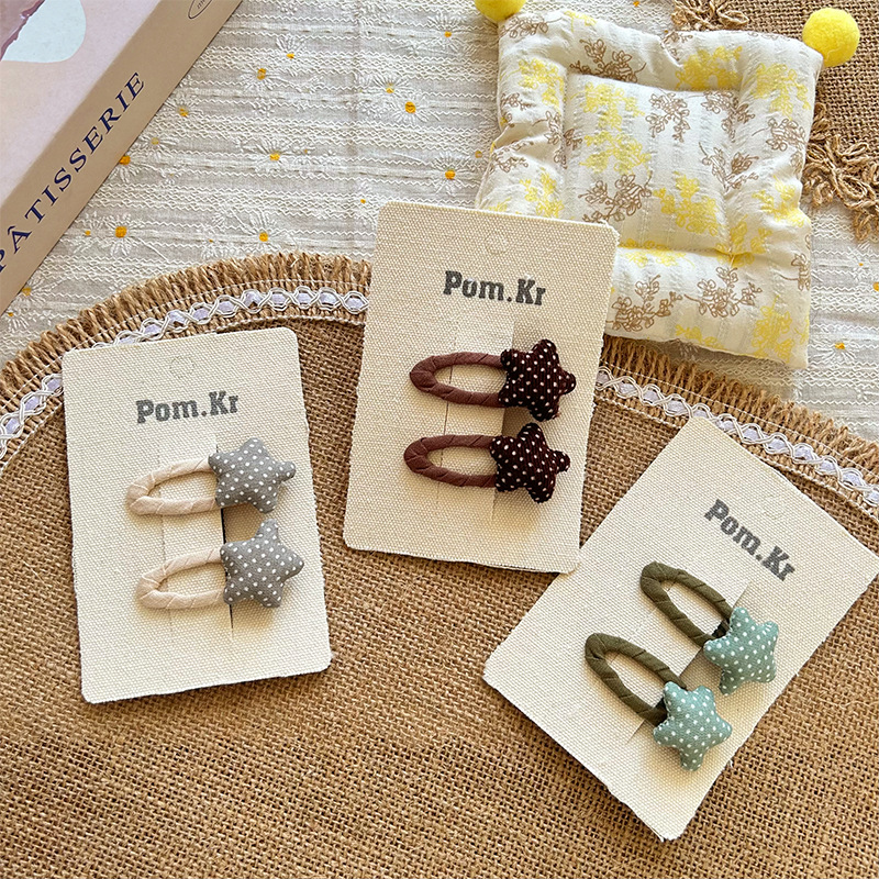 ABM몽글별 헤어핀 2개입 색상랜덤