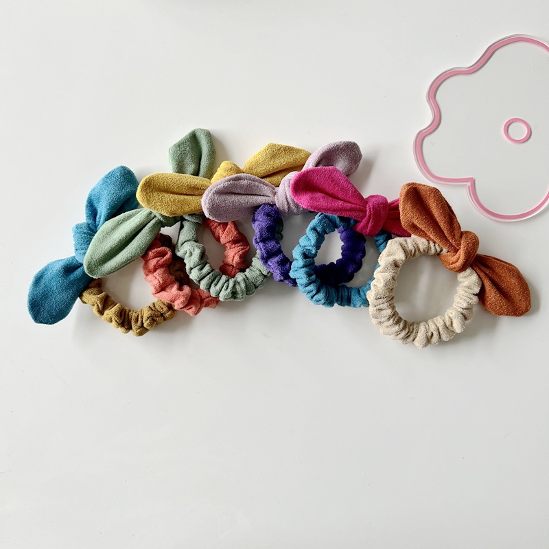 ABM플럼 리본 헤어끈 색상랜덤