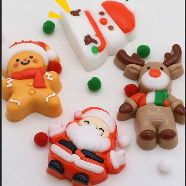 대형 크리스마스 산타 친구말랑이 디자인렌덤