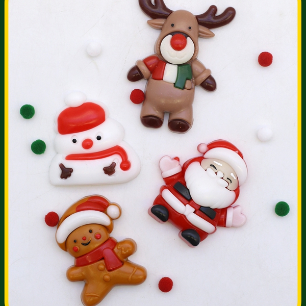 소형 크리스마스 산타친구 말랑이 대자인랜덤