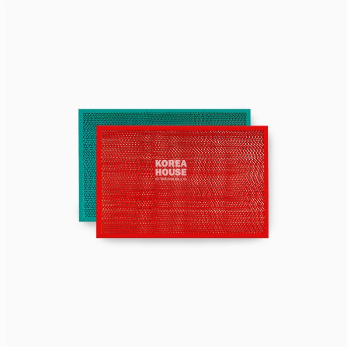 PVC매트(현관매트) 레드 50x80