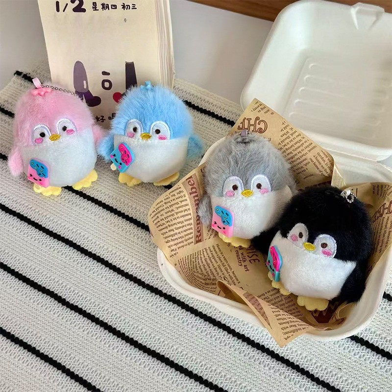 ABM아기펭귄 키링 가방걸이 8cm 색상랜덤