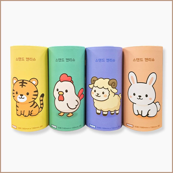 스탠드 캔티슈 50매x4개입