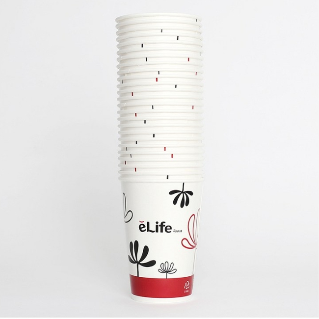 롯데이라이프 종이컵454ml (25px1줄)