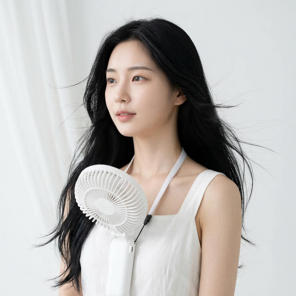 자이온 빅팬 100단 LED선풍기 화이트