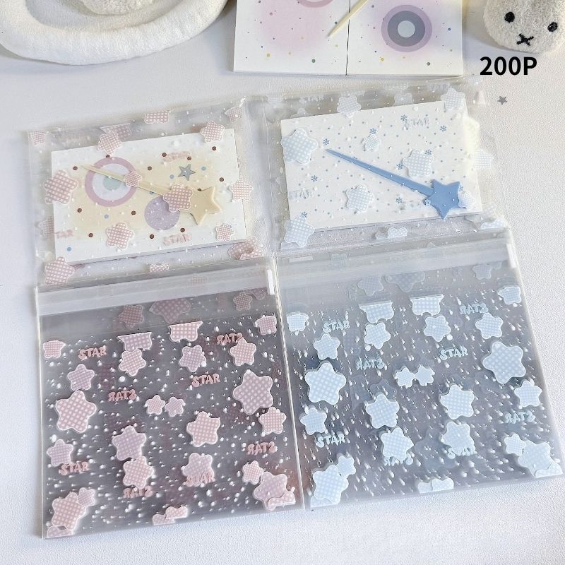 ABM스타블룸OPP봉투10x13cm200장(색상랜덤)