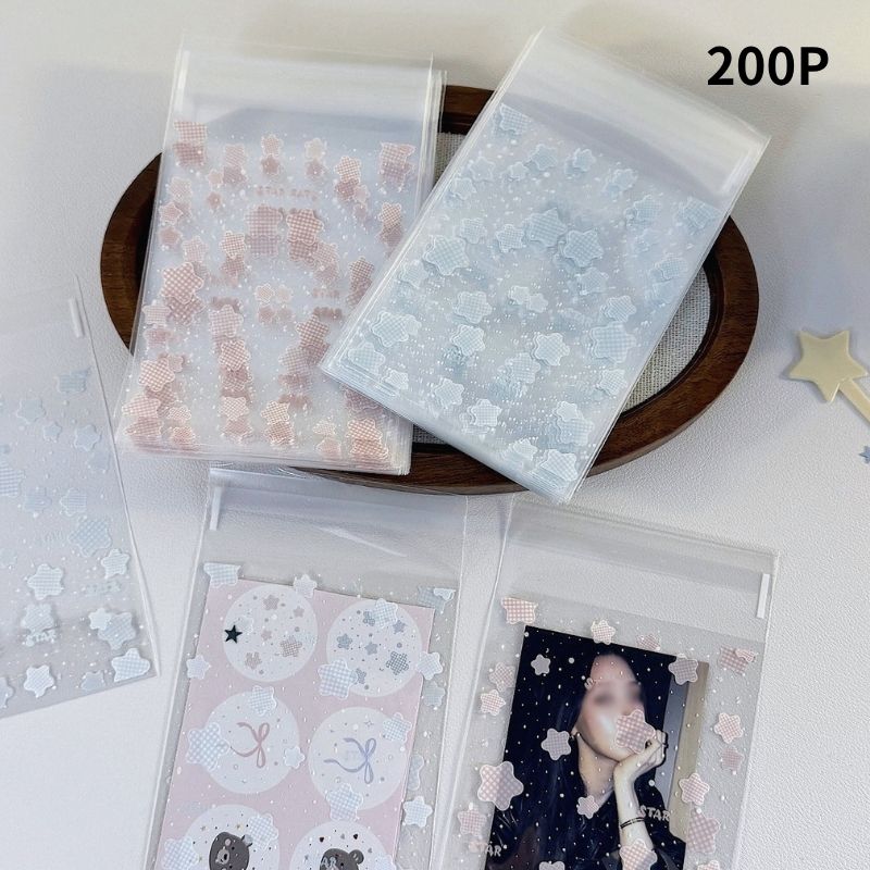 ABM스타블룸OPP봉투8x10cm300장(색상랜덤)